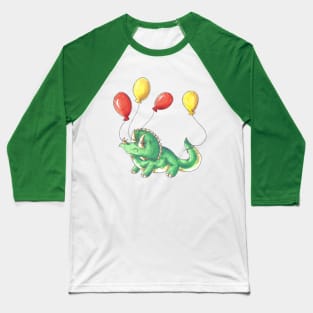 Three Horns, Four Balloons Baseball T-Shirt